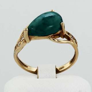 Кольцо. Бирюза. Арт.216БКц из золота 585 пробы