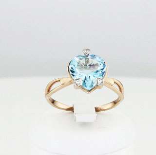 Золотое кольцо. Топаз. Арт.558Т