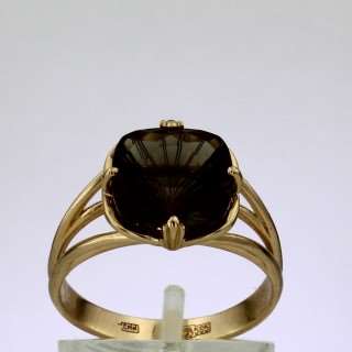 Кольцо. Раухтопаз. Арт.1672Р из золота 585 пробы