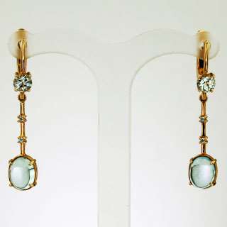 Серьги. Голубой топаз. Арт.1074ТКц из золота 585 пробы