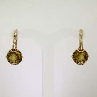 Серьги. Кварц. Арт.1099Квп из золота 585 пробы