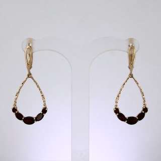 Серьги. Гранат. Арт.1109Г из золота 585 пробы