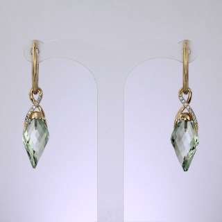 Серьги. Аметист. Арт.1424АзКц из золота 585 пробы