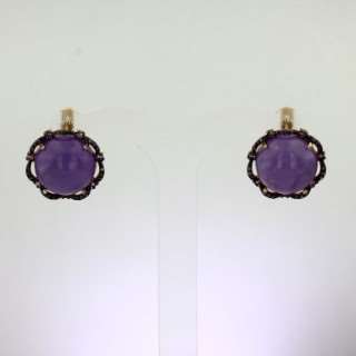 Серьги. Кварц. Арт.1513АКвфКц из золота 585 пробы