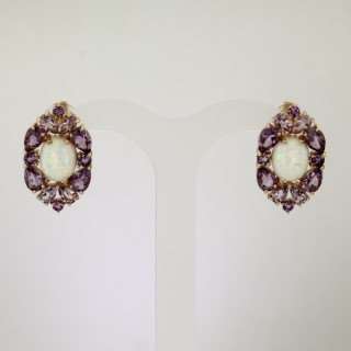 Серьги. Аметист. Арт.1709АОб из золота 585 пробы