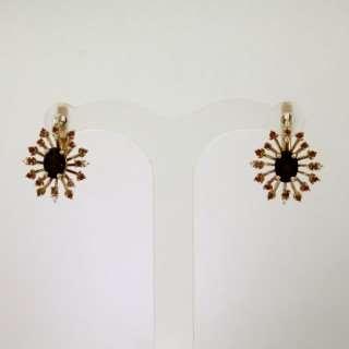 Серьги. Гранат. Арт.1738ГКц из золота 585 пробы