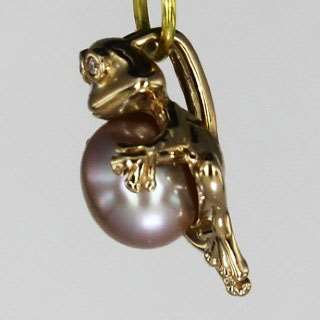 Подвеска. Жемчуг. Арт.348ЖКц из золота 585 пробы
