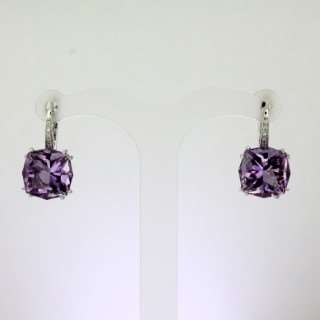 Серьги. Аметист. Арт.1480АБр_ из золота 585 пробы